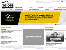 Tablet Screenshot of nelore.org.br